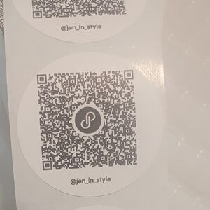 QR Code Stickers, 50ct